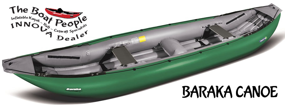 Innova Baraka Inflatable Canoe Self Bailing